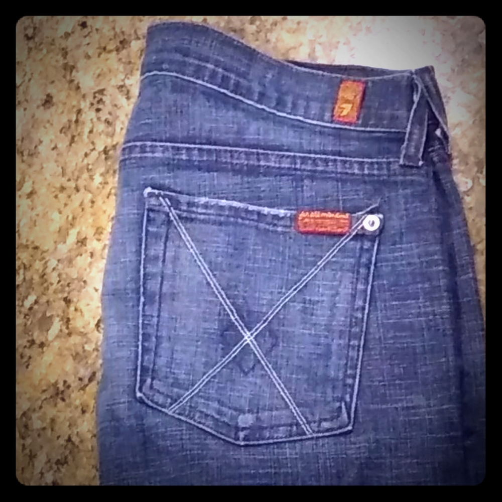 7 for all mankind flared dojo jeans for women
